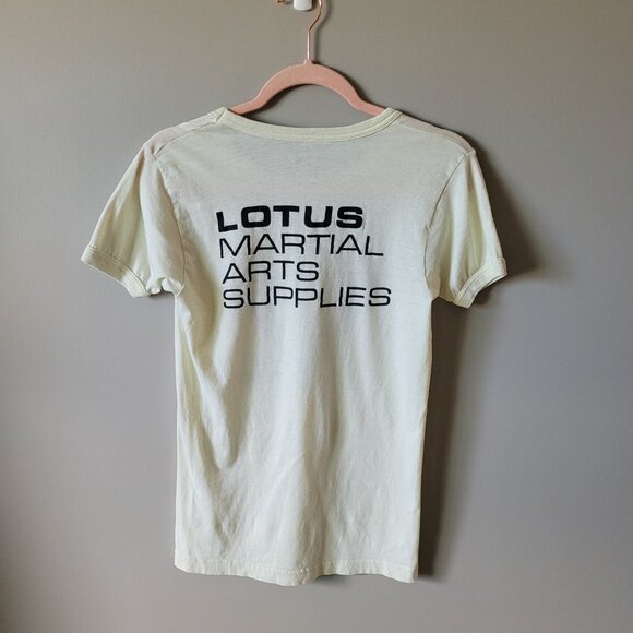 Vintage Martial Arts Club print 70s teeshirt - Picture 9 of 12